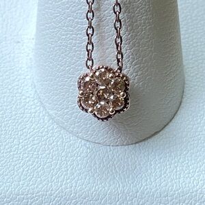 Champagne Diamond Necklace